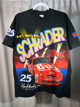 Load image into Gallery viewer, Vintage Nascar Budweiser All Over Print Nascar Tee XL Nonbama
