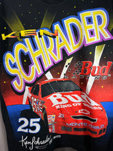 Load image into Gallery viewer, Vintage Nascar Budweiser All Over Print Nascar Tee XL Nonbama
