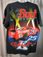 Load image into Gallery viewer, Vintage Nascar Budweiser All Over Print Nascar Tee XL Nonbama
