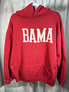 1980s Bama X Russell Hoodie Sweatshirt XL