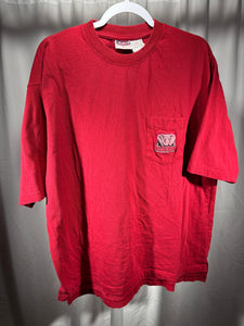 Vintage Alabama Crimson Embroidered Pocket T-Shirt Large