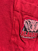 Load image into Gallery viewer, Vintage Alabama Crimson Embroidered Pocket T-Shirt Large
