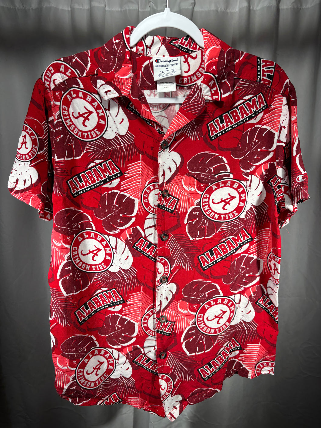 Alabama Y2K Hawaiian Shirt Medium