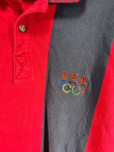 Load image into Gallery viewer, 1996 Olympics Striped Polo Nonbama XXL 2XL
