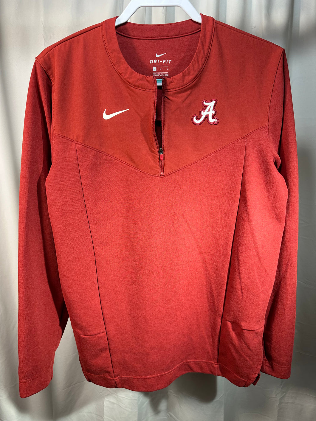 Alabama X Nike Team Issued Quarter Zip Medium