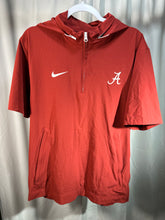 Load image into Gallery viewer, Alabama X Nike Team Issued Half Zip Short Sleeve Medium
