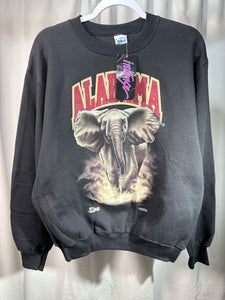 1991 Alabama X Salem Black Crewneck Sweatshirt Medium