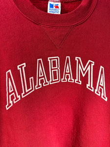 Vintage Alabama X Russell Spellout Crewneck Sweatshirt Large