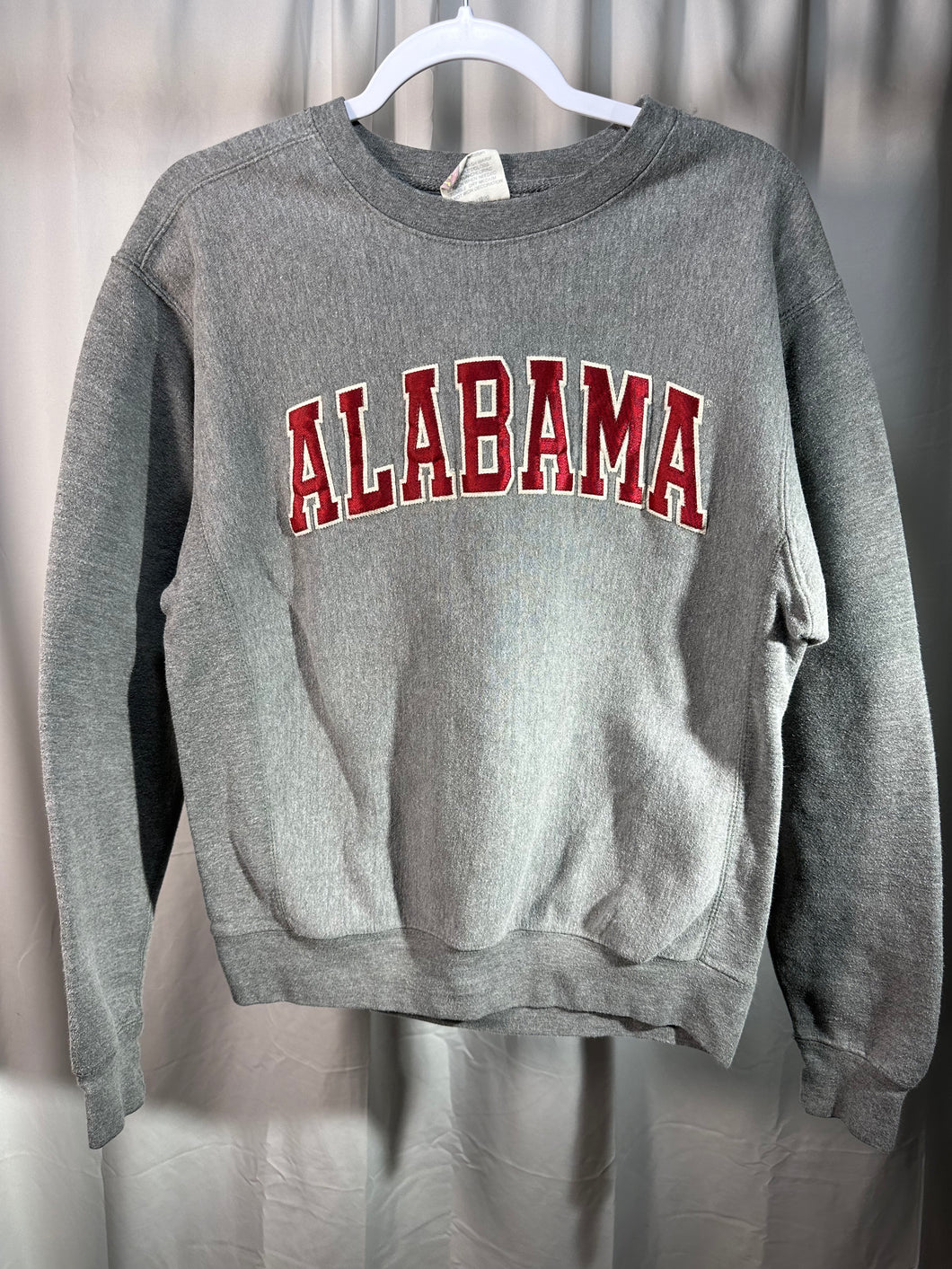 Vintage Alabama Grey Spellout Crewneck Sweatshirt Small