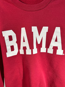 Vintage Bama Spellout Crewneck Sweatshirt Medium