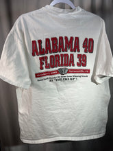 Load image into Gallery viewer, 1999 Bama vs Florida &quot;Swamped by the Tide&quot; Game Day T-Shirt XL
