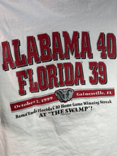 Load image into Gallery viewer, 1999 Bama vs Florida &quot;Swamped by the Tide&quot; Game Day T-Shirt XL
