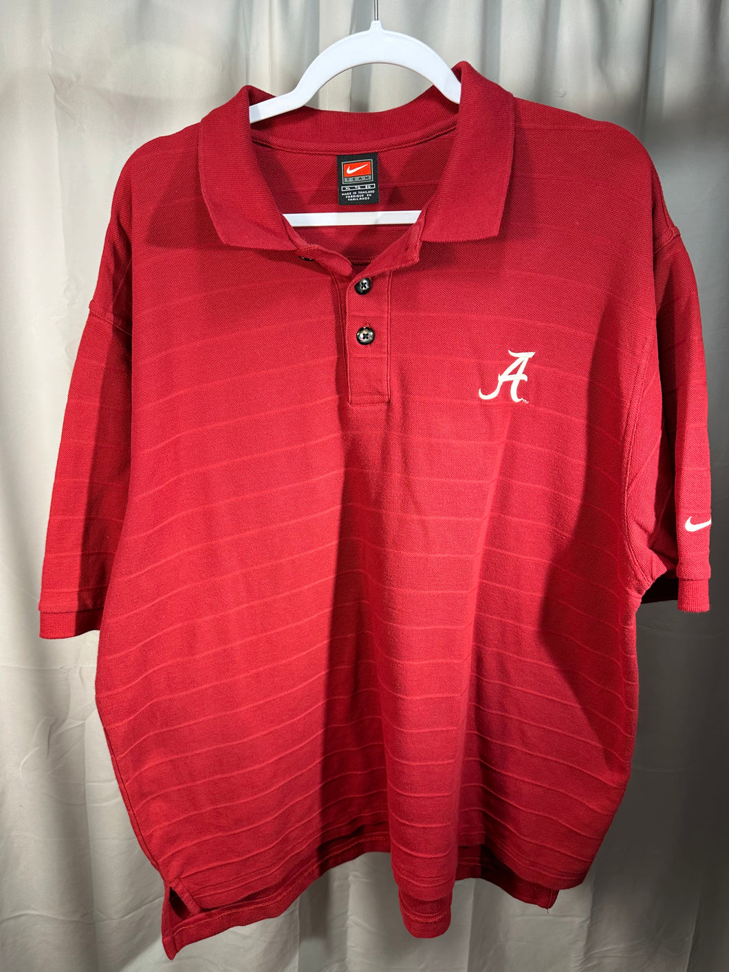 Nike X Alabama Striped Polo Shirt XL