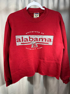 Vintage Alabama X Red Oak Crewneck Sweatshirt Medium