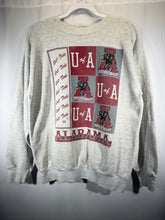 Load image into Gallery viewer, Vintage Alabama X Tultex Grey Distressed Crewneck Sweatshirt Medium
