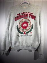 Load image into Gallery viewer, 1992 National Champs Centennial Season Grey Crewneck Sweatshirt Small
