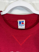 Load image into Gallery viewer, Vintage Alabama X Russell Crimson Spellout Crewneck Sweatshirt M/L

