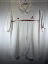 Load image into Gallery viewer, Nike X Alabama Team Issued White Polo Large
