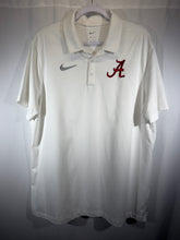 Load image into Gallery viewer, Nike X Alabama Team Issued White Polo XL
