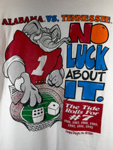 Load image into Gallery viewer, 1992 Bama Vs Tennessee Game Day White T-Shirt Large
