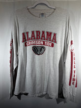 Load image into Gallery viewer, Alabama Crimson Tide Grey Long Sleeve Shirt XL
