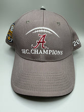 Load image into Gallery viewer, 2009 SEC Champs Grey Velcro Adjustable Hat NWT

