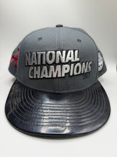 Load image into Gallery viewer, 2012 National Champs Grey/Black Snapback Hat
