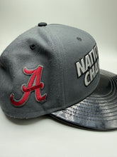 Load image into Gallery viewer, 2012 National Champs Grey/Black Snapback Hat
