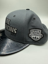 Load image into Gallery viewer, 2012 National Champs Grey/Black Snapback Hat
