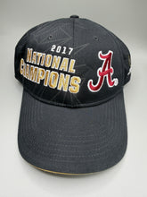 Load image into Gallery viewer, 2017 National Champs Black CFP Strapback Hat NWT
