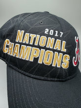 Load image into Gallery viewer, 2017 National Champs Black CFP Strapback Hat NWT
