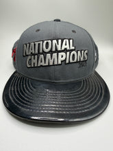Load image into Gallery viewer, 2012 National Champs Grey/Black Snapback Hat
