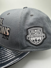 Load image into Gallery viewer, 2012 National Champs Grey/Black Snapback Hat
