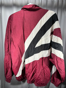 Vintage Alabama Striped Windbreaker Jacket Medium