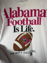 Load image into Gallery viewer, Vintage "Alabama Football Is Life." Distressed White T-Shirt Medium
