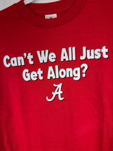Load image into Gallery viewer, Iron Bowl "Can't We All Just Get Along?" Long Sleeve Crimson Shirt Medium
