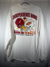 Load image into Gallery viewer, 2006 Independence Bowl SEC vs Big XII Game Day Long Sleeve Shirt Large
