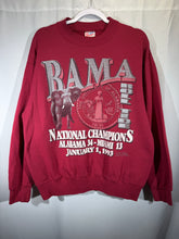Load image into Gallery viewer, 1993 National Champions Graphic Crimson Crewneck Sweatshirt Medium
