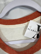 Load image into Gallery viewer, 1980s Bear Bryant "The Legend Lives On" White Ringer Shirt Small
