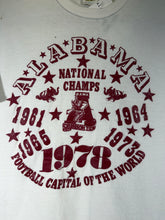 Load image into Gallery viewer, 1978 National Champs Rare White T-Shirt Boxy Small
