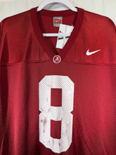 Load image into Gallery viewer, Alabama X Nike #8 Crimson Football Jersey XL
