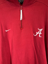 Load image into Gallery viewer, Alabama X Nike Team Issued Crimson Quarter Zip Pullover XXL 2XL
