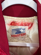 Load image into Gallery viewer, Vintage Alabama X Starter Satin Crimson Bomber Jacket M/L
