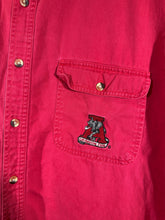 Load image into Gallery viewer, Vintage Alabama X Russell Crimson Button Up Shirt XL
