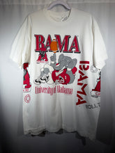 Load image into Gallery viewer, Vintage Alabama Rare All Over Print White T-Shirt XL
