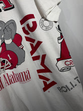 Load image into Gallery viewer, Vintage Alabama Rare All Over Print White T-Shirt XL
