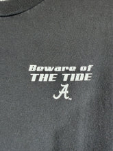 Load image into Gallery viewer, Alabama 2000's "Beware of the Tide" Black T-Shirt Medium

