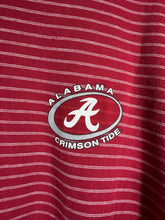Load image into Gallery viewer, Vintage Alabama X Red Oak Striped Crimson T-Shirt L/XL

