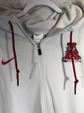 Load image into Gallery viewer, Nike X Alabama Team Issued Silver Zip Up With Hood Large
