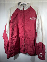 Load image into Gallery viewer, Vintage Alabama X Red Oak Crimson/White Rain Jacket Windbreaker Large
